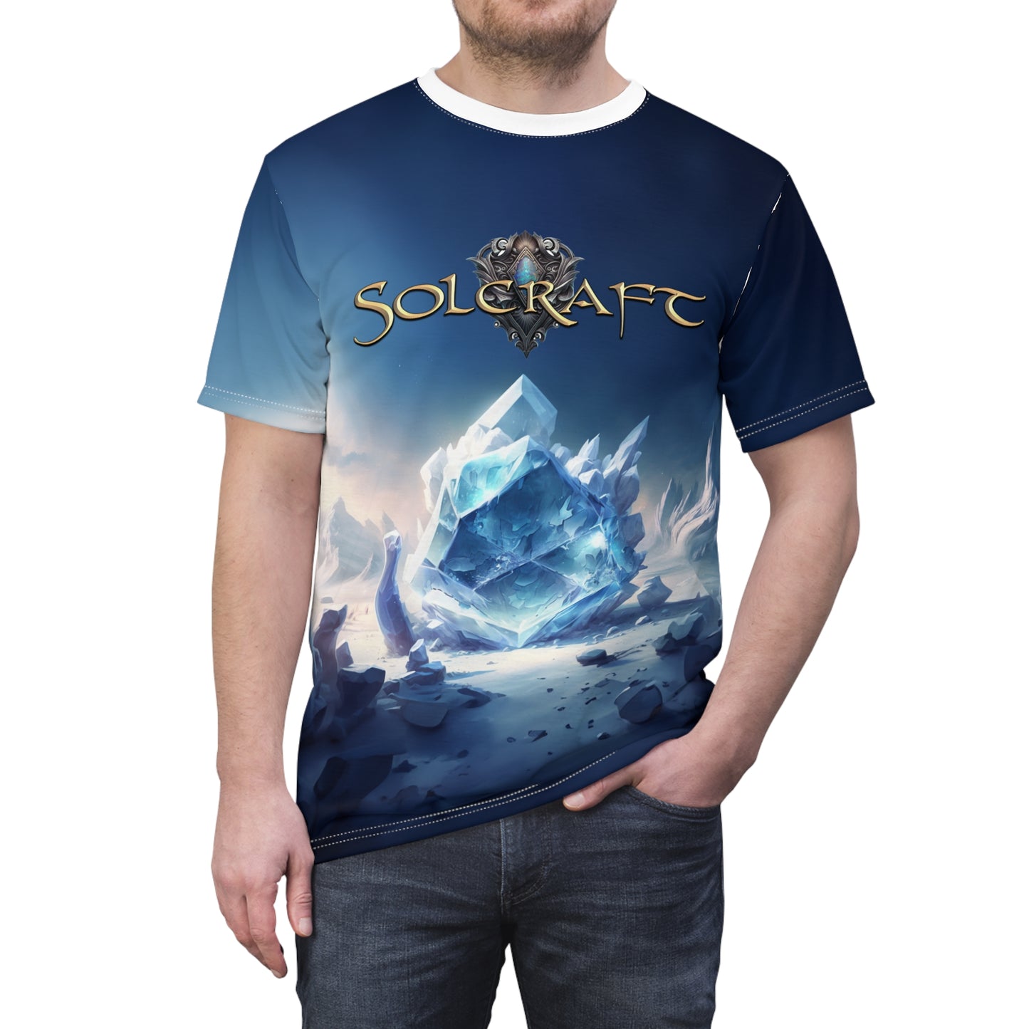 Solcraft Unisex All-Over T-Shirt - Ice