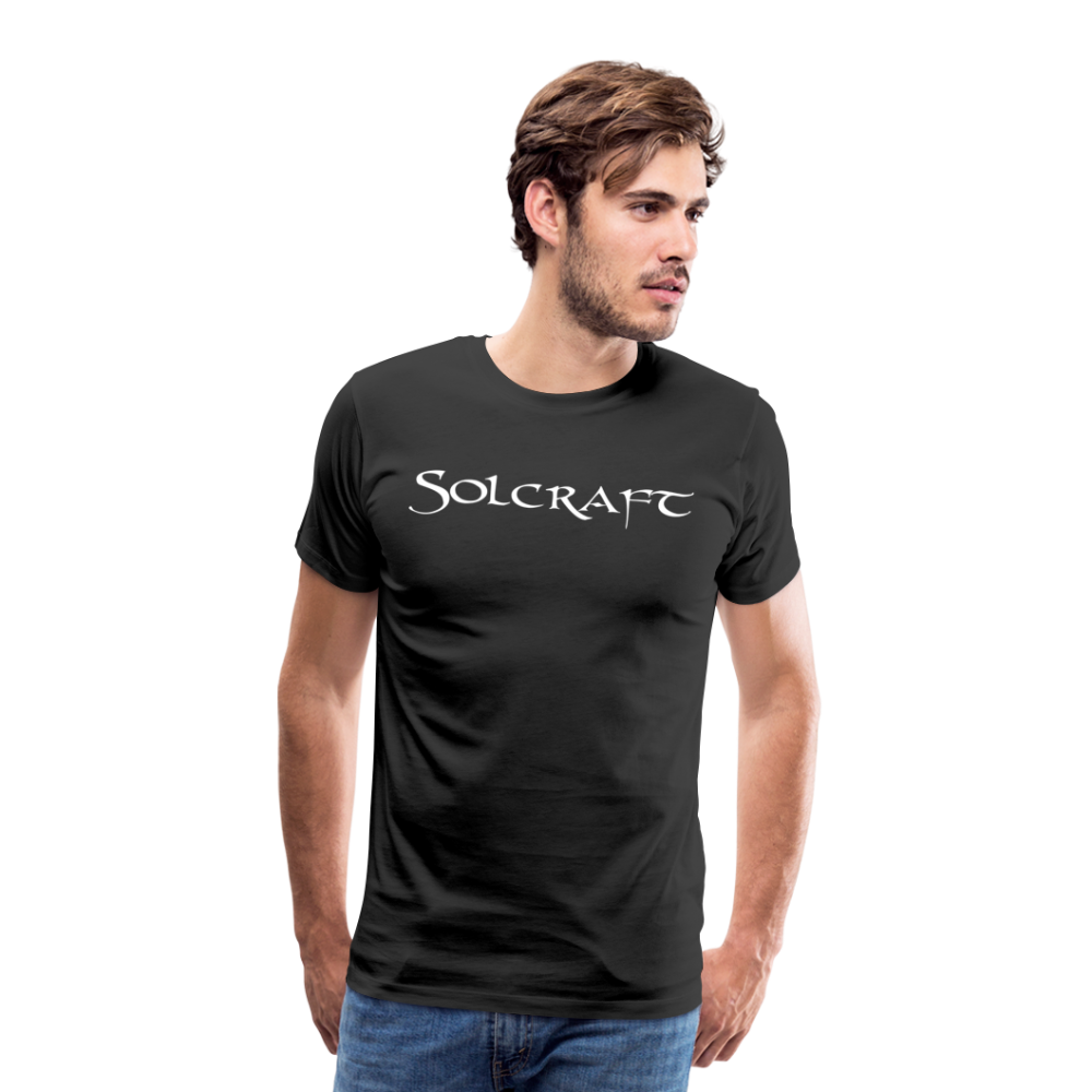 Solcraft T-Shirt - White Logo - black