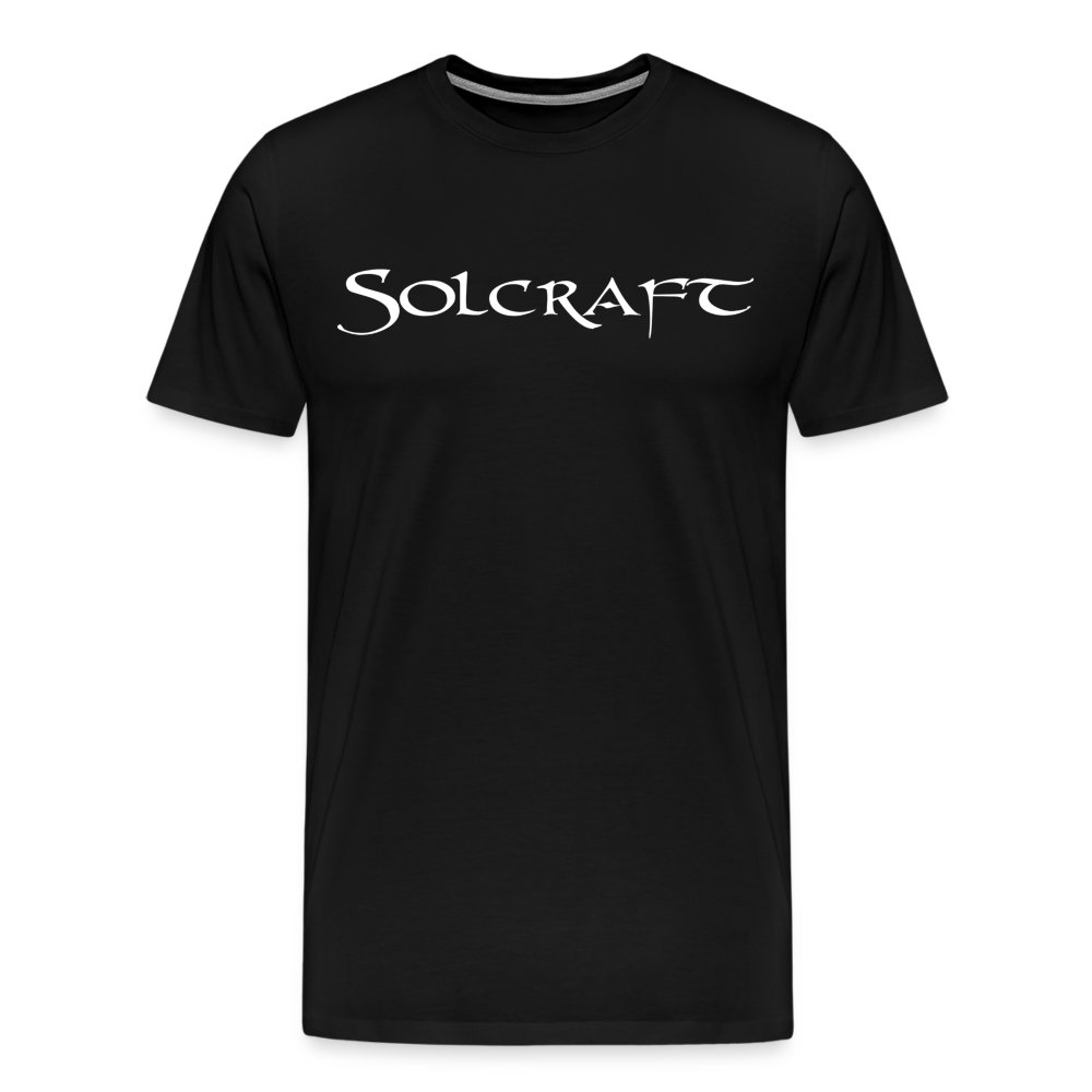 Solcraft T-Shirt - White Logo - black