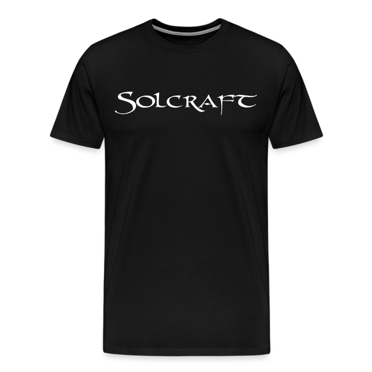 Solcraft T-Shirt - White Logo - black