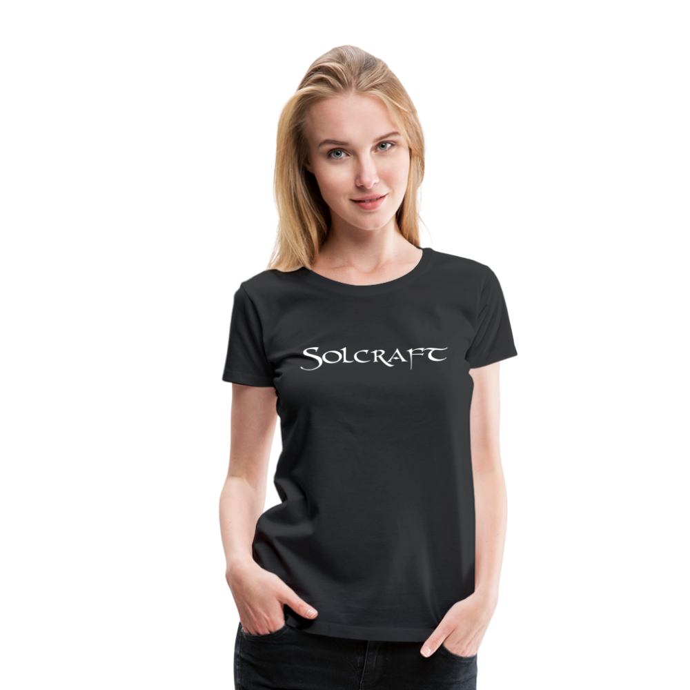 Solcraft W T-Shurt - White Logo - black